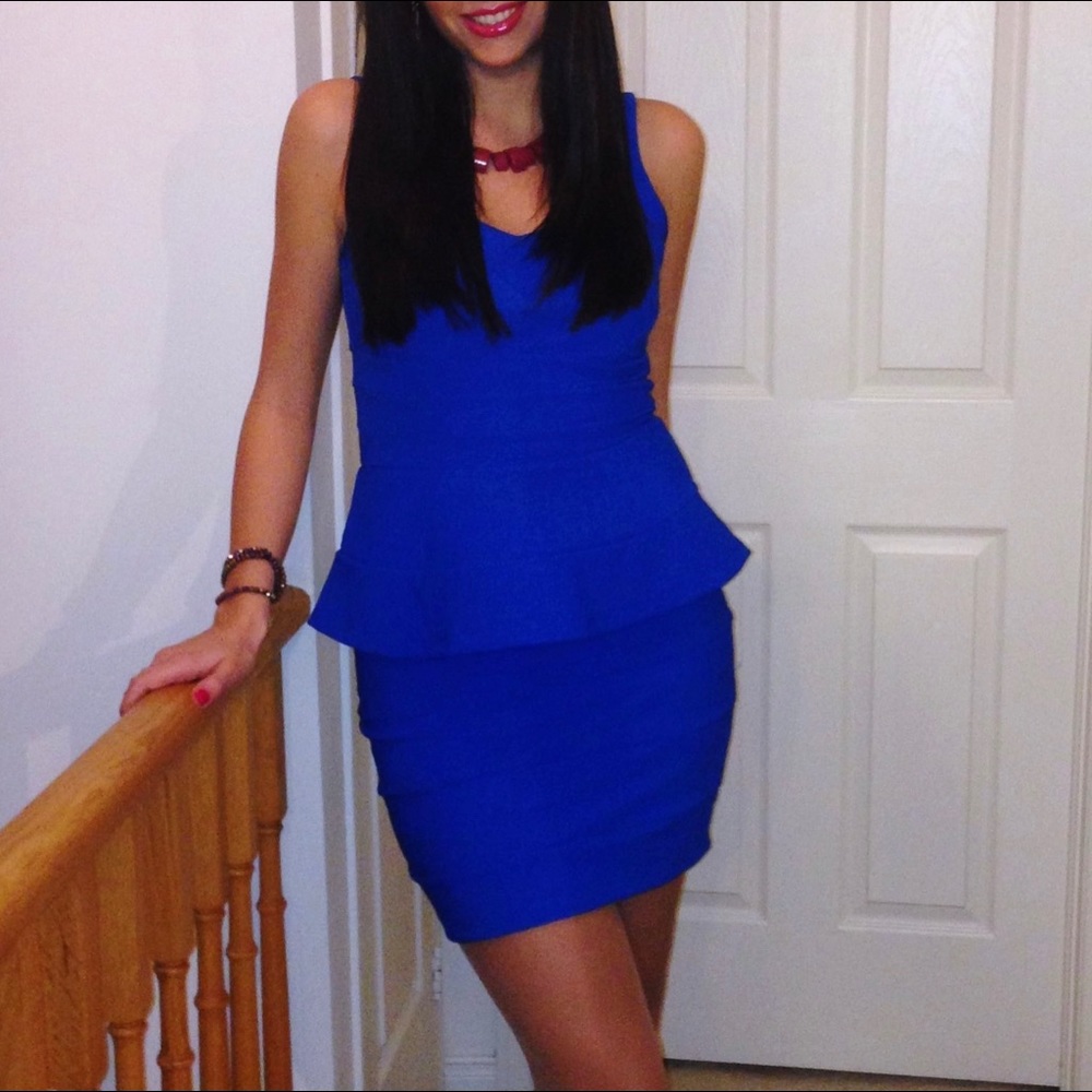 Peplum Mini Dress 💙